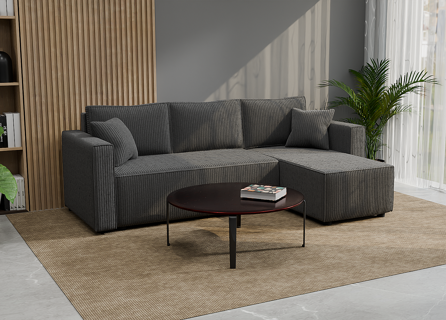 cord ecksofa mit schlafunktion cord ecksofa